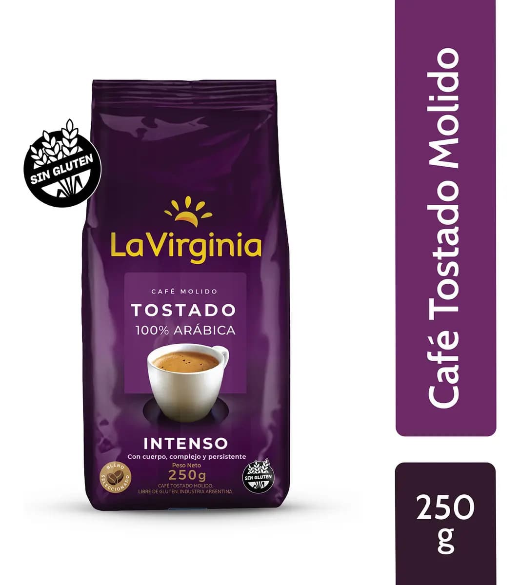 Café Tostado Molido La Virginia Intenso 250g