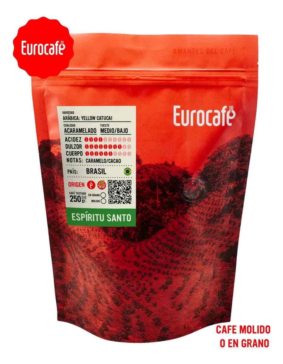 Cafe Especialidad Eurocafe Brasil Finca Espíritu Santo 250gr